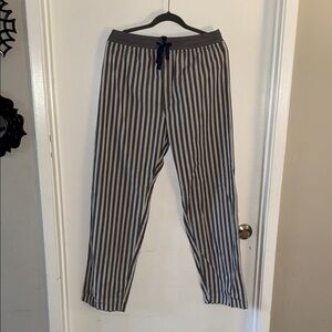Striped Gray and Black Men's Pants